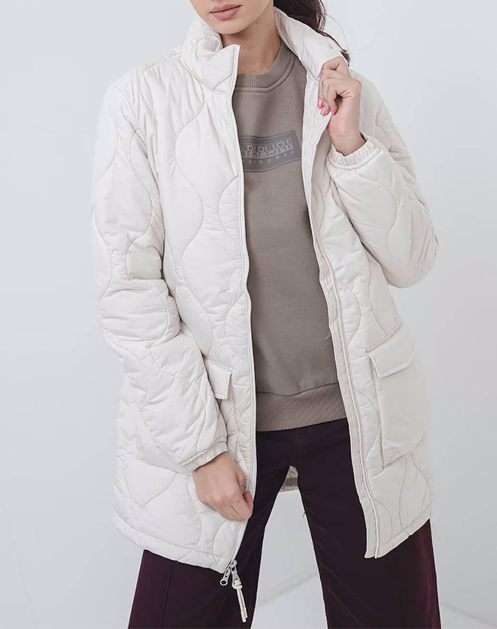 Γυναικεία ρούχα και beachwear napapijri σε εκρου