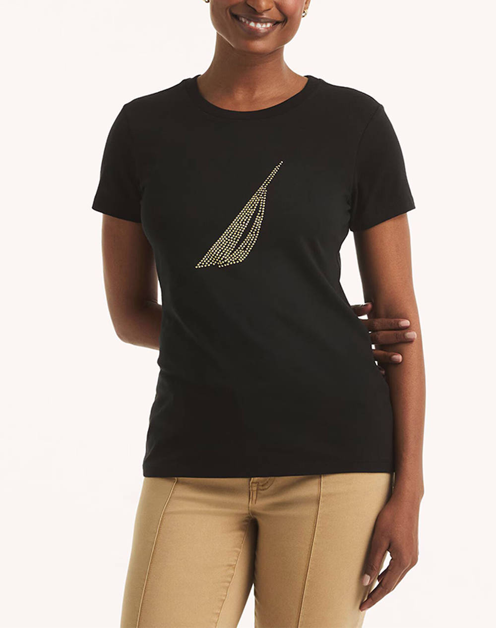 NAUTICA ΜΠΛΟΥΖΑ T-SHIRT ΚΜ S/S T-SHIRTS 3NC57V201-0TB Black