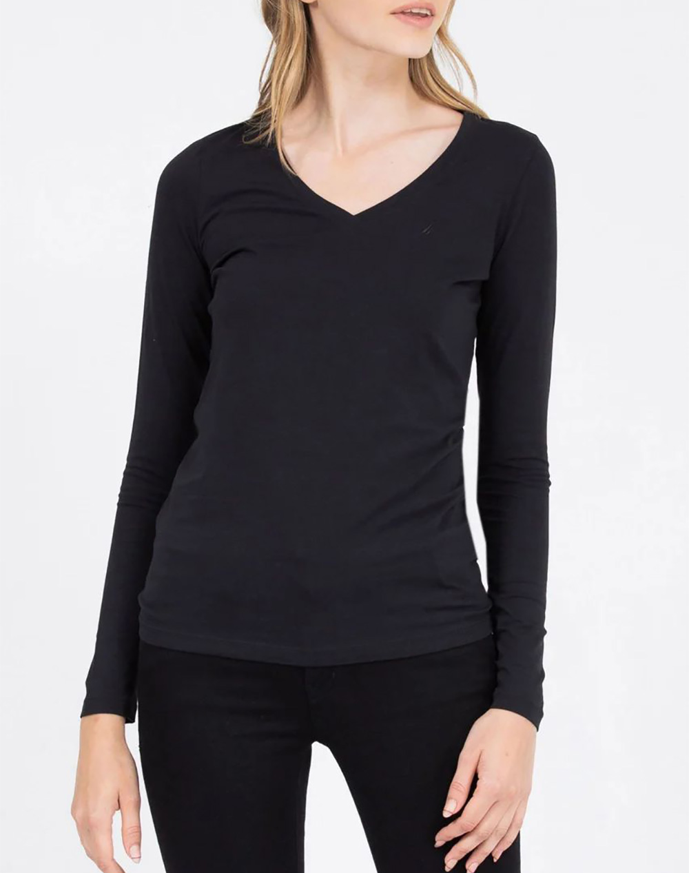 NAUTICA ΜΠΛΟΥΖΑ T-SHIRT ΜΜ L/S T-SHIRTS 3NC07K020-0TB Black