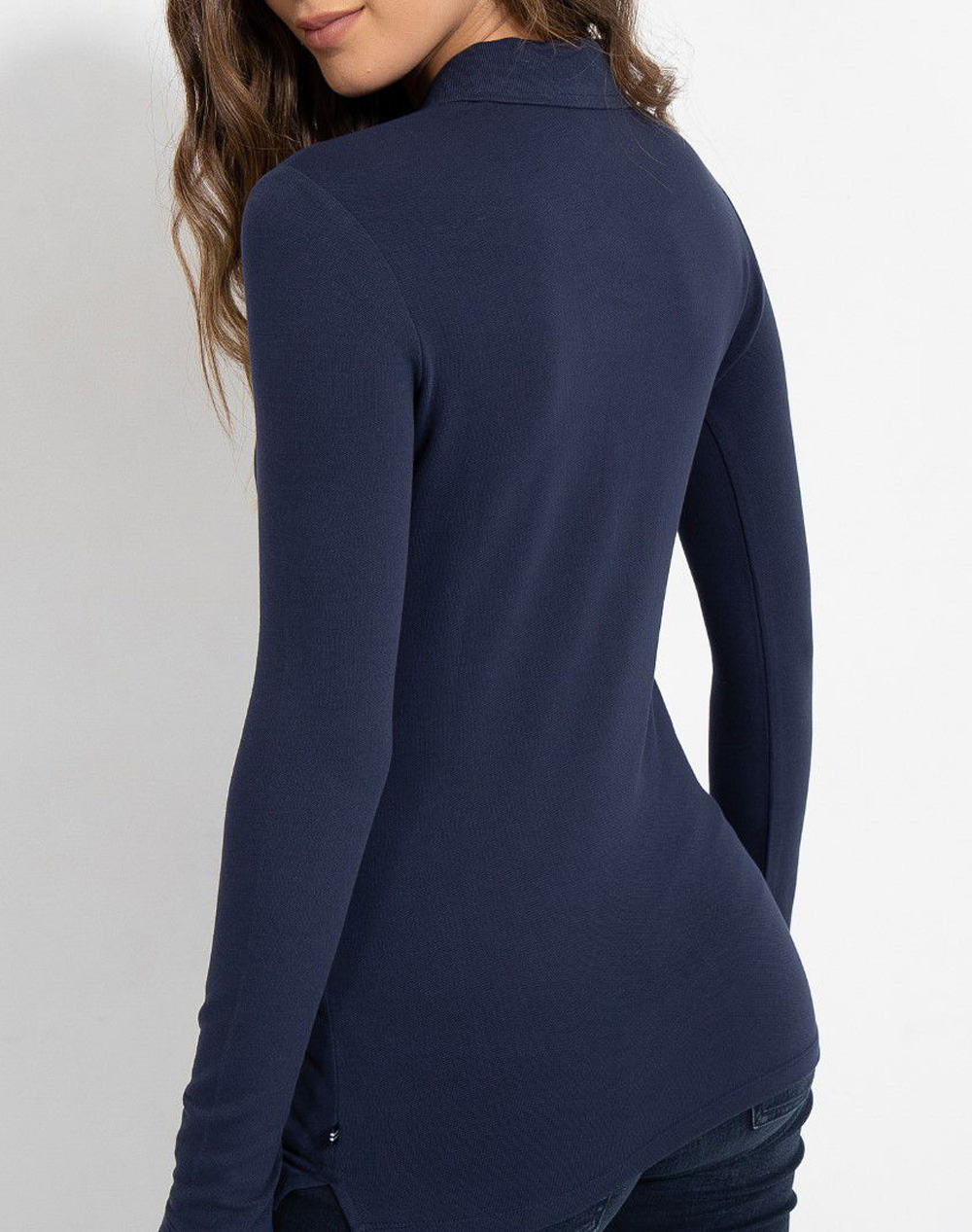 NAUTICA ΜΠΛΟΥΖΑ ΠΟΛΟ ΜΜ L/S POLO 3NC0K7031-4VN NavyBlue φωτογραφία