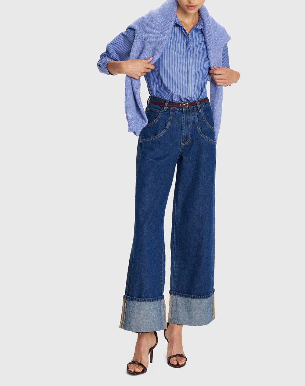 ALE ΠΑΝΤΕΛΟΝΙ 8921653-MPLE DenimBlue φωτογραφία