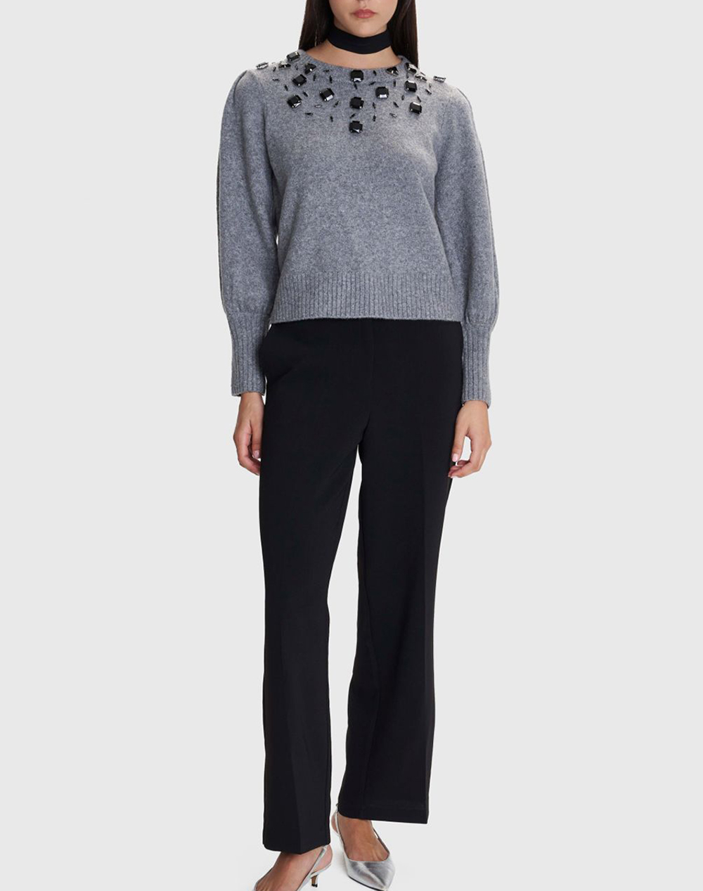 ALE ΜΠΛΟΥΖΑ 8P22921-GRI Gray φωτογραφία