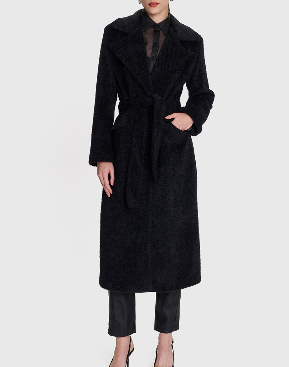 ALE ALE ΠΑΛΤΟ 8922549-MAYRO Black