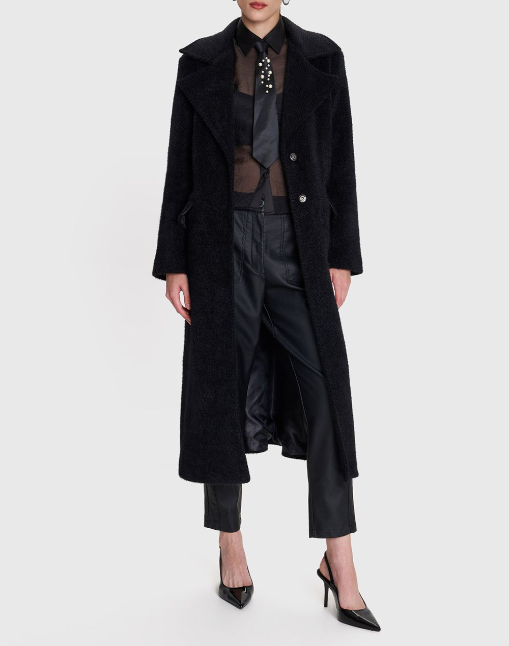 ALE ΠΑΛΤΟ 8922549-MAYRO Black φωτογραφία