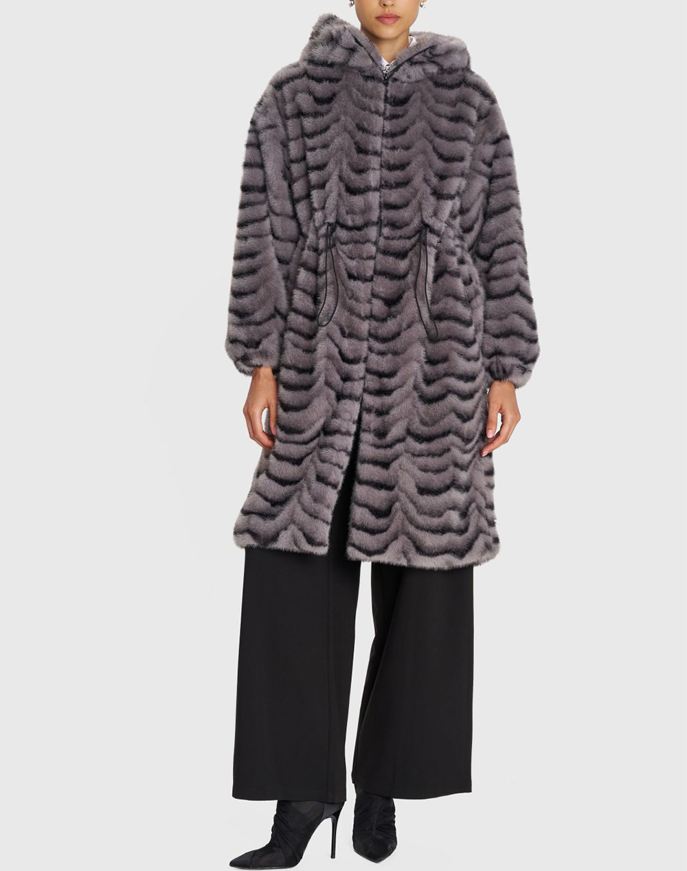 ALE ΠΑΛΤΟ 8921724-GRI Gray φωτογραφία