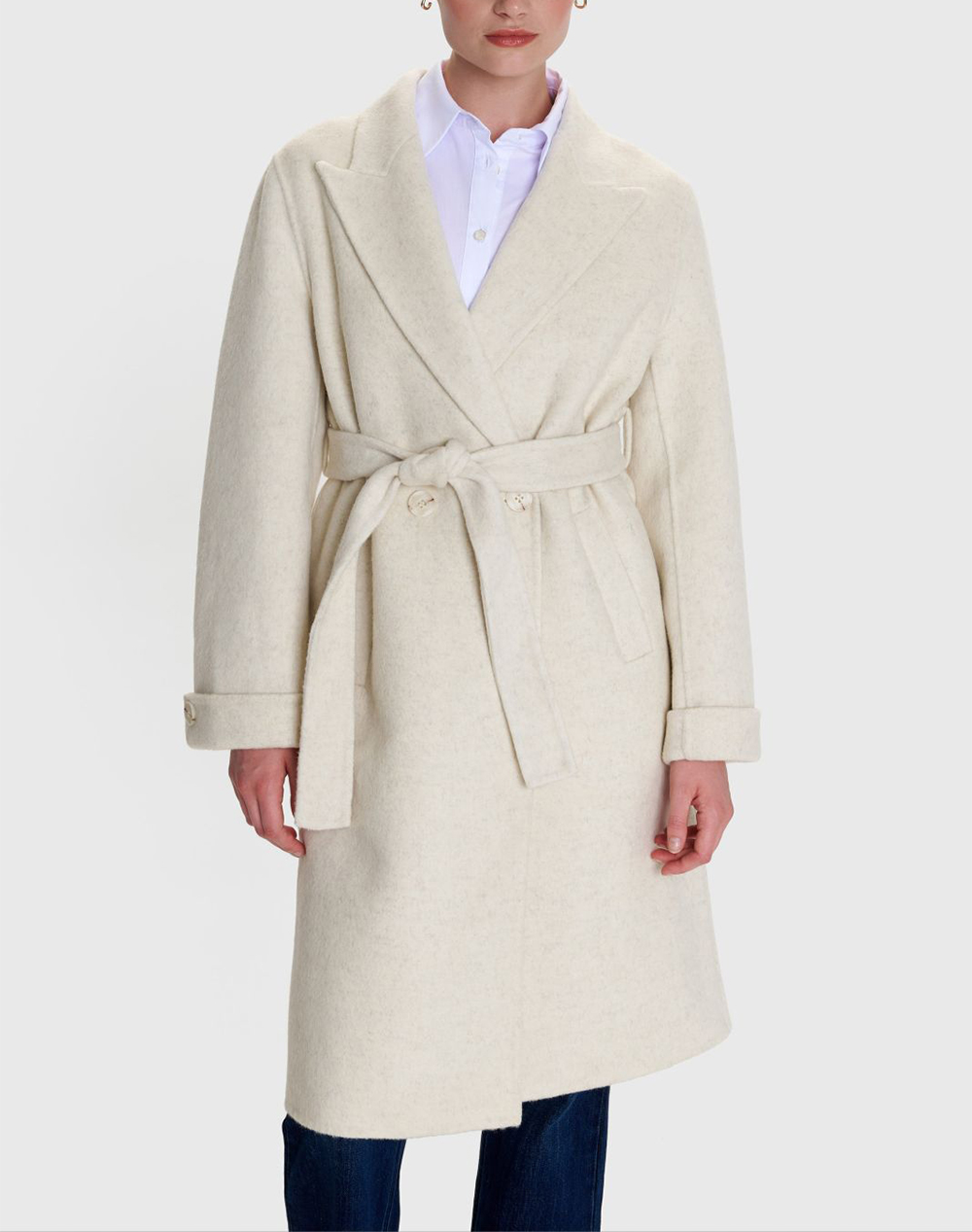 ALE ALE ΠΑΛΤΟ 8921730-VANIL Ecru