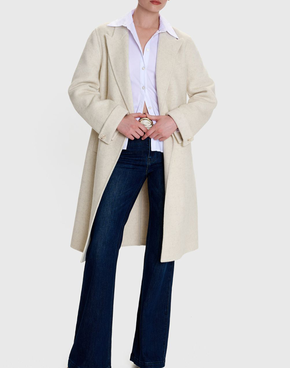 ALE ΠΑΛΤΟ 8921730-VANIL Ecru φωτογραφία