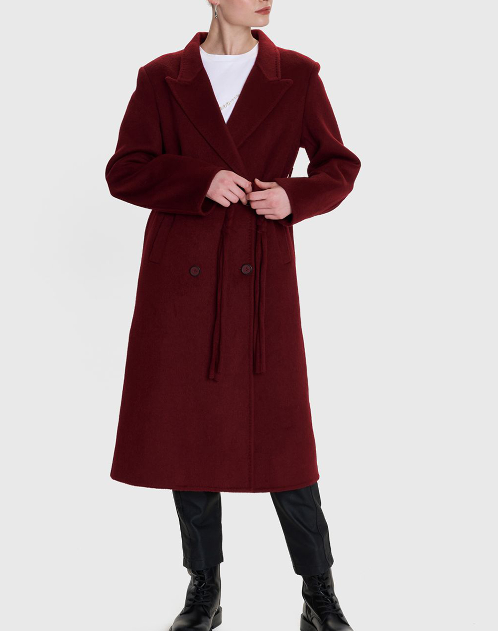 ALE ALE ΠΑΛΤΟ 8921728-BORDO Bordeux