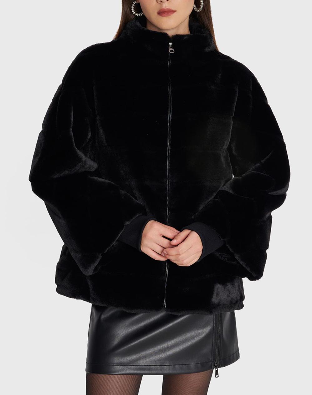 ALE ΠΑΛΤΟ 8921722-MAYRO Black