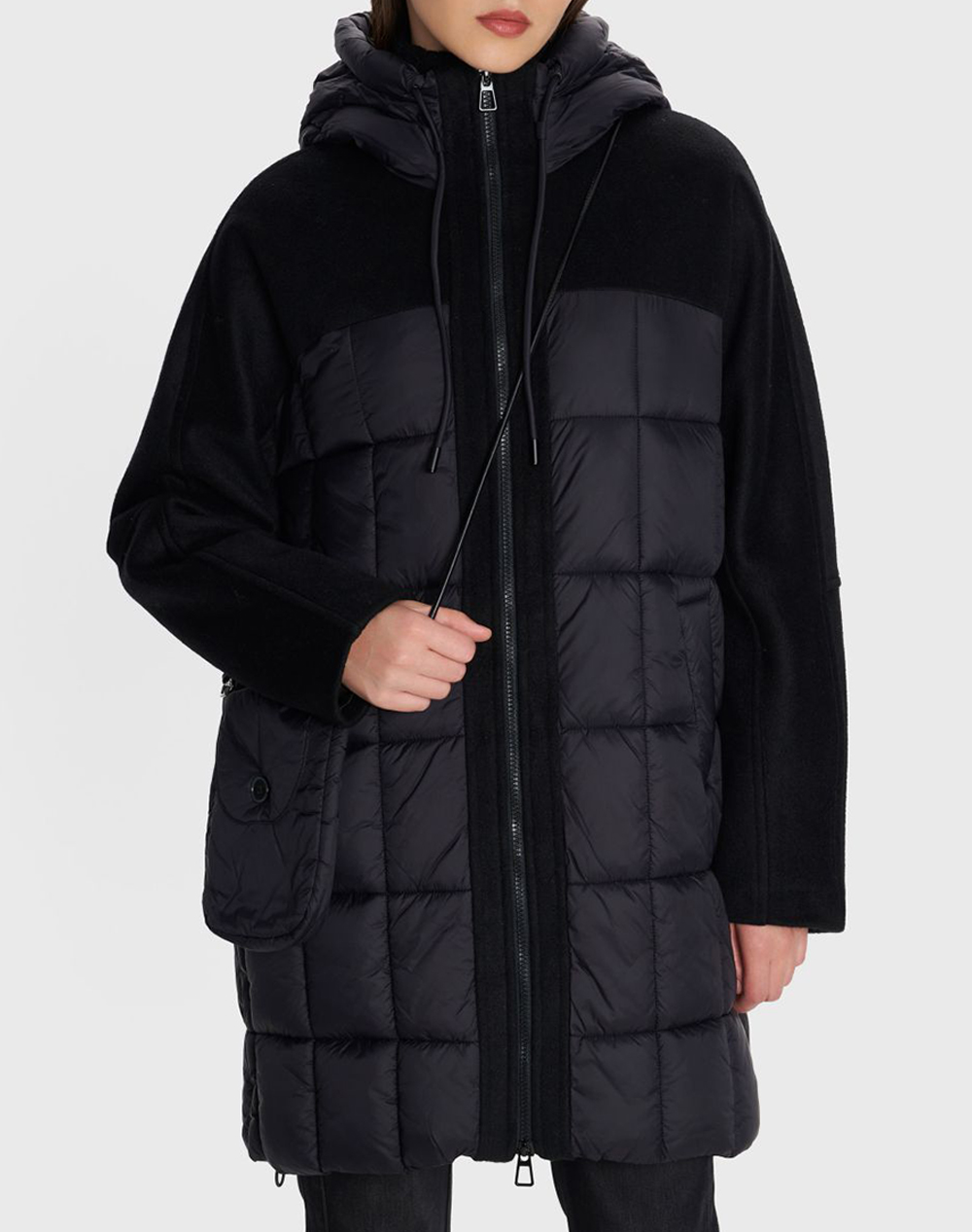 ALE ALE ΗΜΙΠΑΛΤΟ 8921726-MAYRO Black