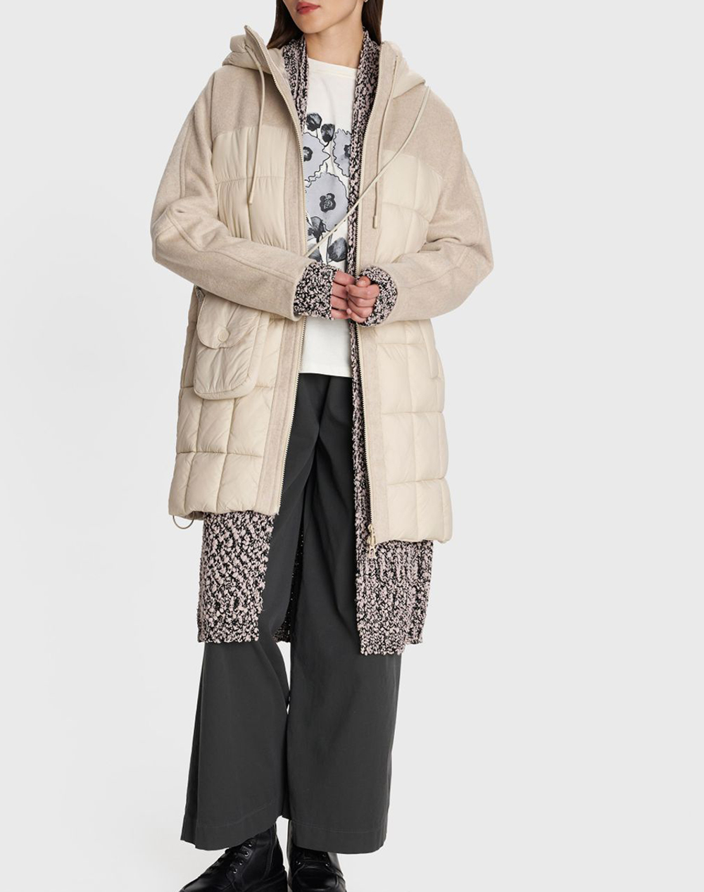 ALE ΗΜΙΠΑΛΤΟ 8921726-VANIL Ecru φωτογραφία