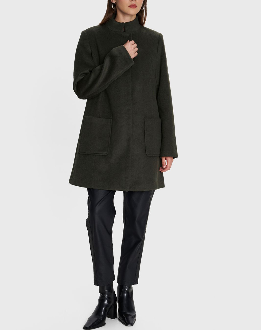 ALE ΗΜΙΠΑΛΤΟ 8921789-PRASI ArmyGreen φωτογραφία