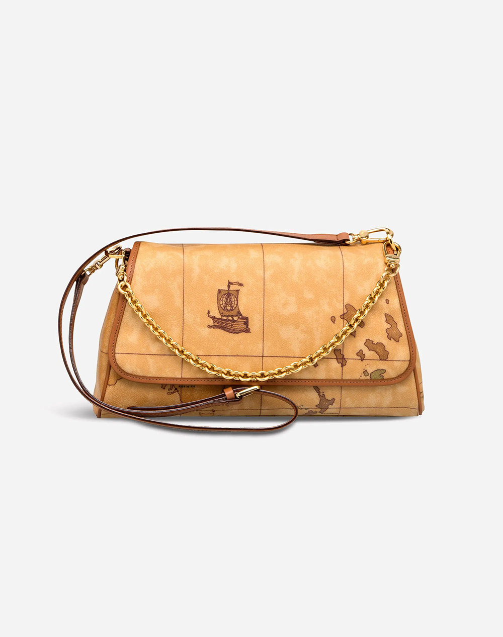 ALVIERO MARTINI ALV.MARTINI SHOUL.BAG80%PVC,CO20%LEATH.ITAL.ORIGIN CD021-6000-0010 Tan