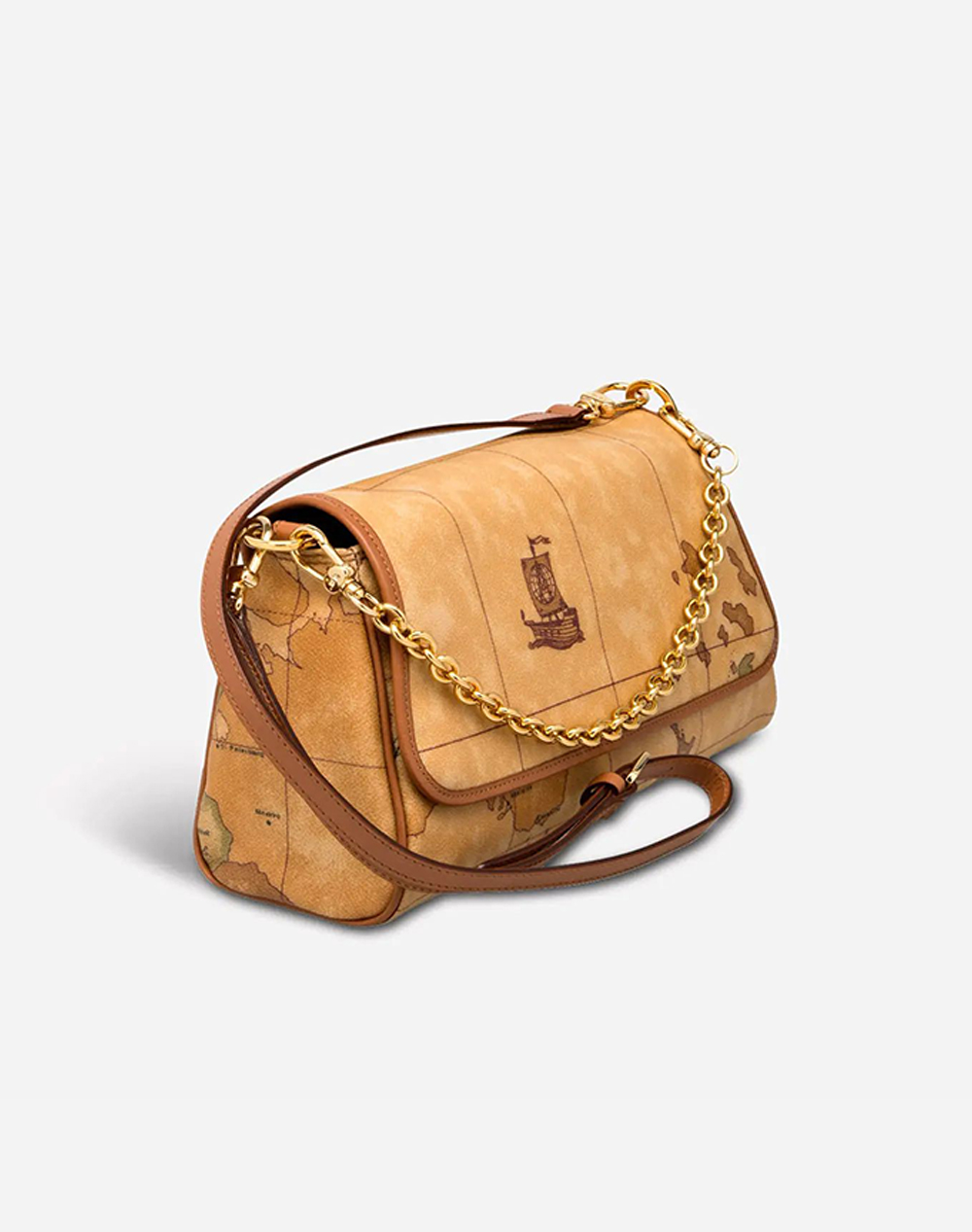 ALV.MARTINI SHOUL.BAG80%PVC,CO20%LEATH.ITAL.ORIGIN CD021-6000-0010 Tan φωτογραφία