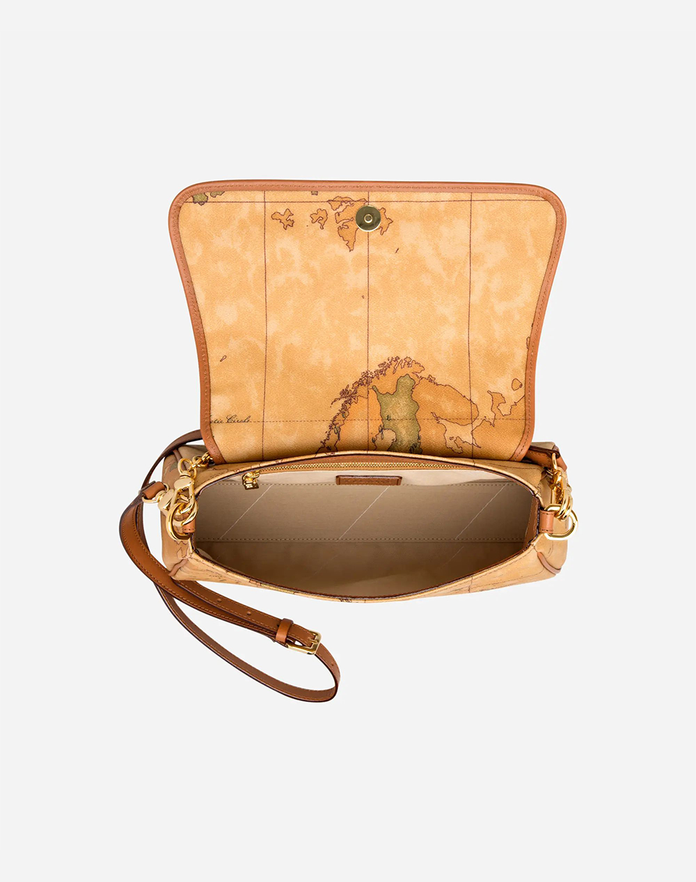 ALV.MARTINI SHOUL.BAG80%PVC,CO20%LEATH.ITAL.ORIGIN CD021-6000-0010 Tan φωτογραφία