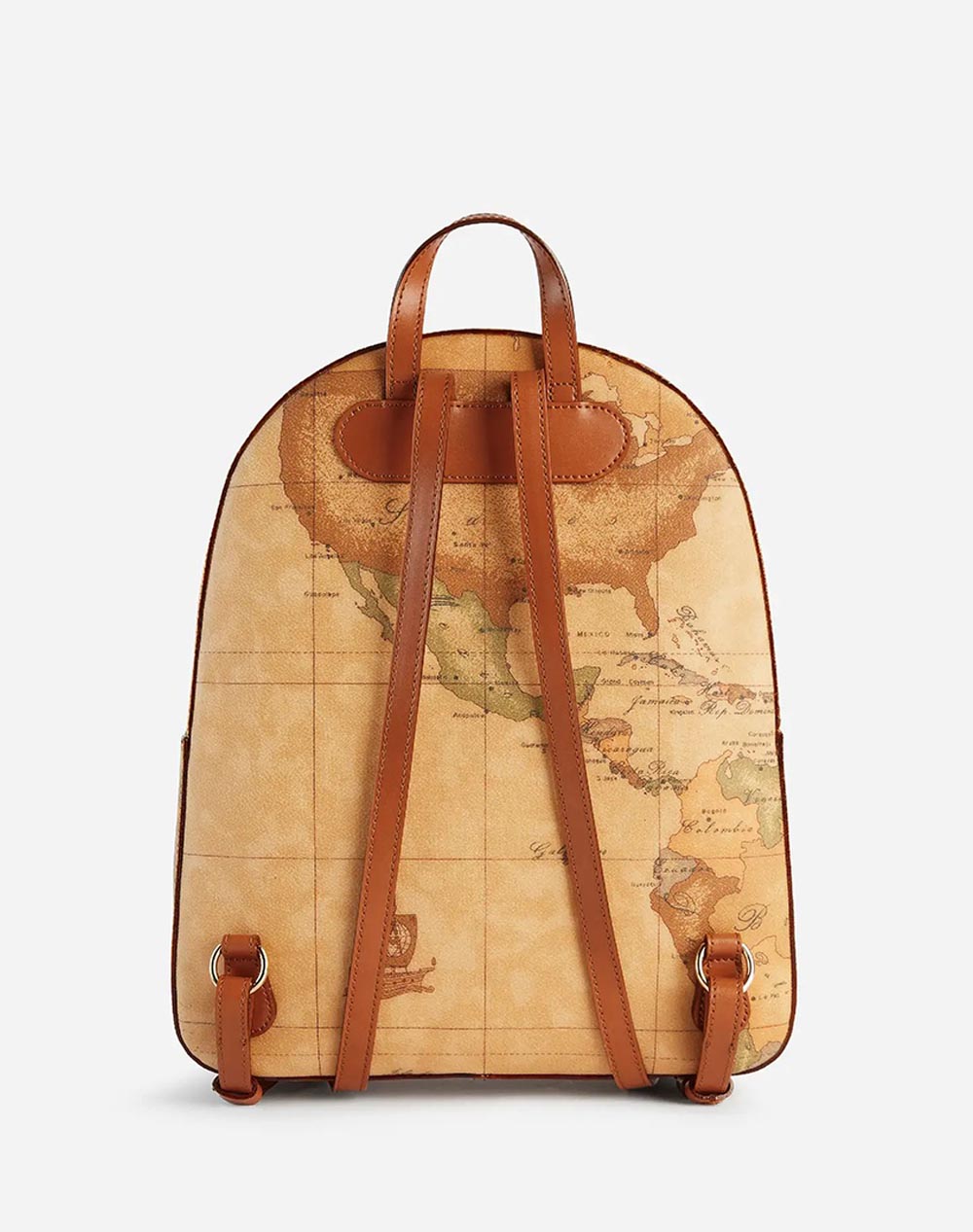 ALV.MARTINI BACKPACK 70%CO,PVC30%LEATH.ITAL.ORIGIN CE046-6000-0010 Tan φωτογραφία