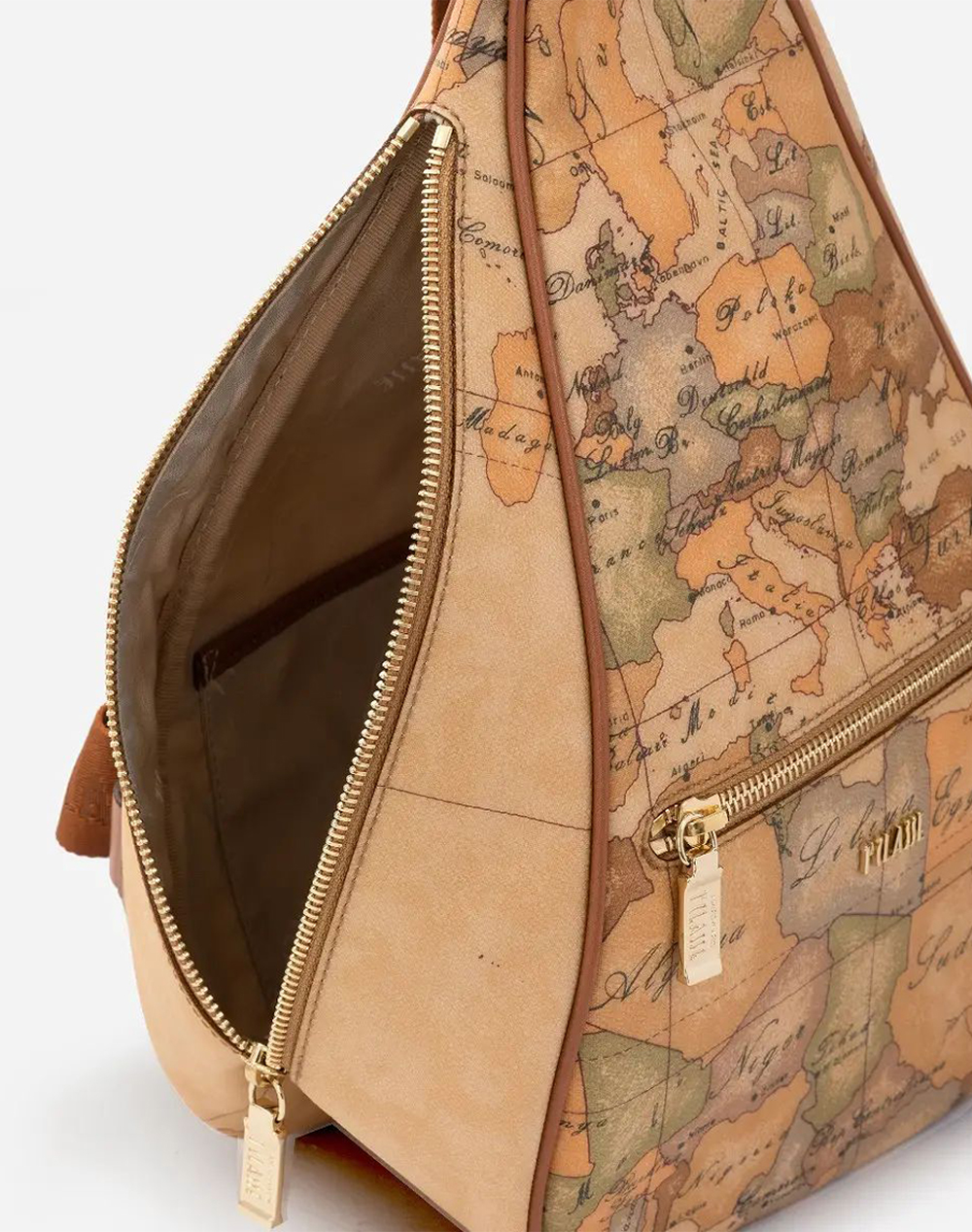 ALV.MARTINI BACKPACK 90%CO,PVC10%LEAT.ITAL.ORIGIN CE040-6000-0010 Biege φωτογραφία