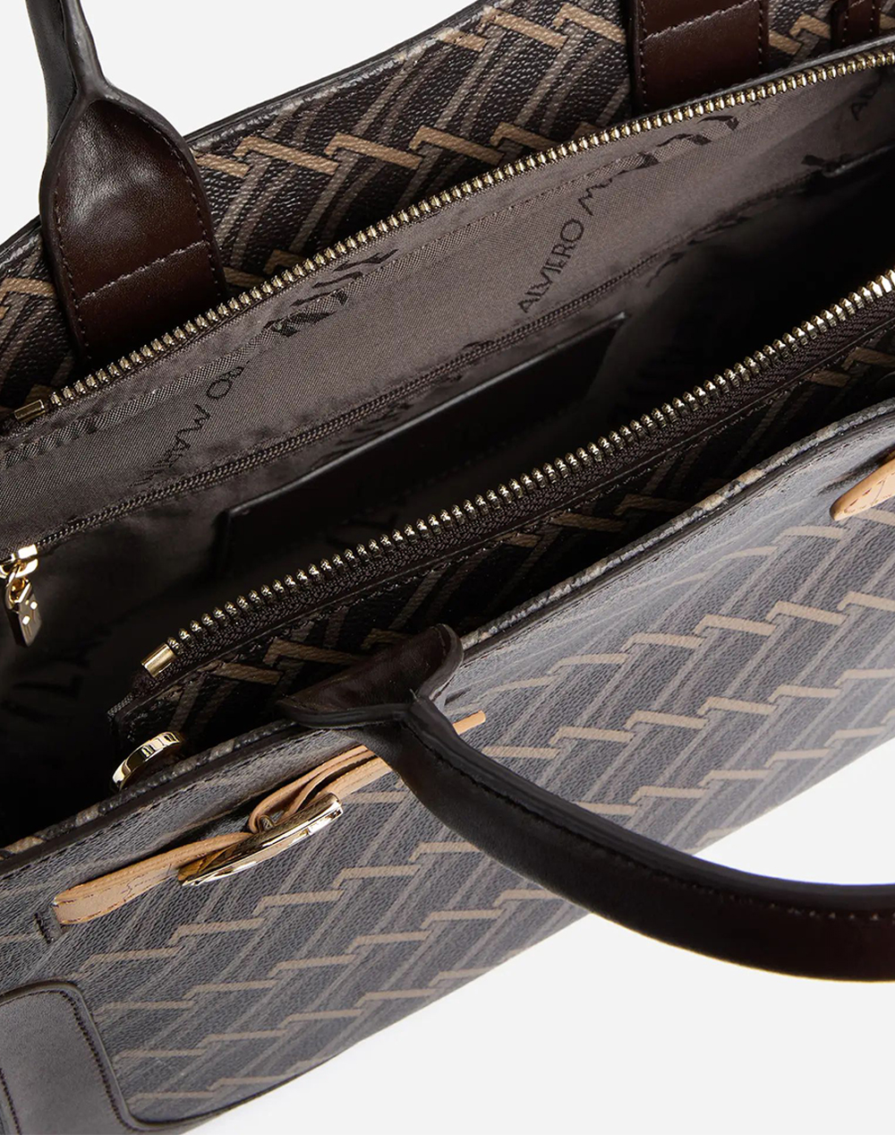 ALV.MARTINI HANDBAG LLD63-9895-0504 DarkBrown φωτογραφία