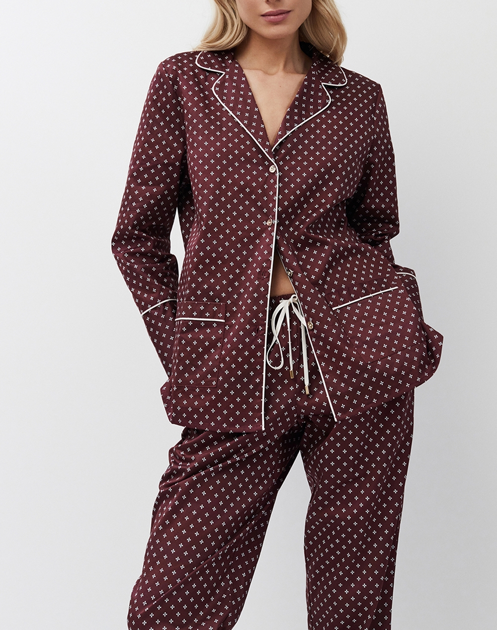 ARUELLE Georgette pjlongAW25 39.01.23.817-TYPOS Bordeux φωτογραφία