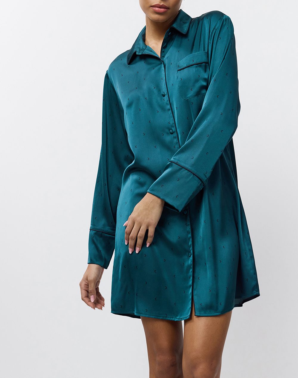 ARUELLE ARUELLE Emeralda dress AW25 39.01.23.813-TYPOS Petrol