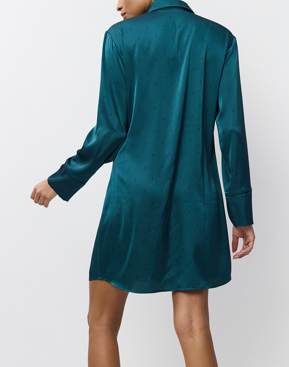 ARUELLE Emeralda dress AW25 39.01.23.813-TYPOS Petrol φωτογραφία