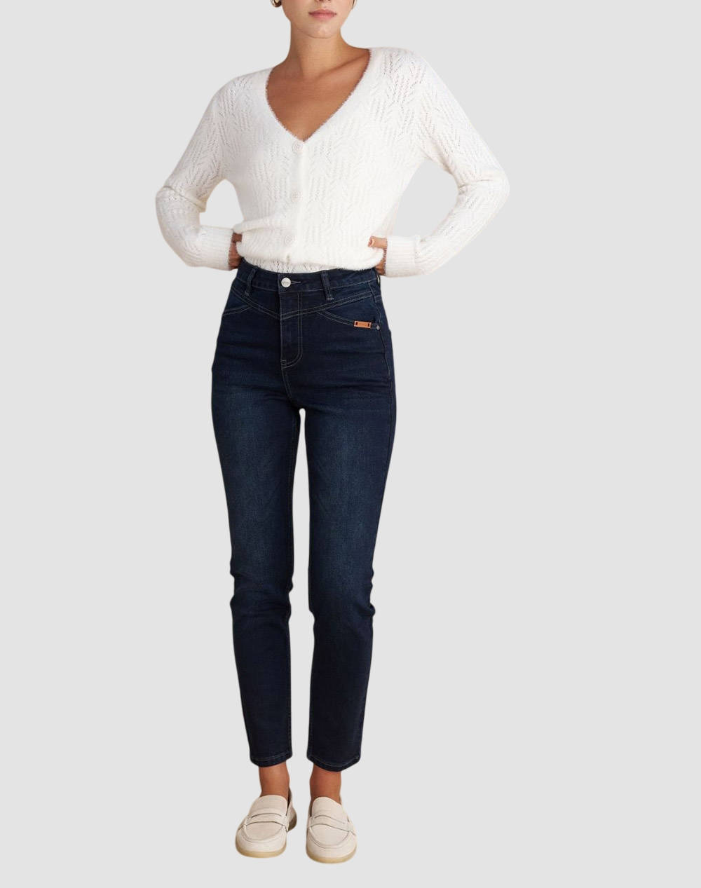 ATTRATTIVO ΠΑΝΤΕΛΟΝΙ 9912995C-BLUBL DenimDarkBlue φωτογραφία