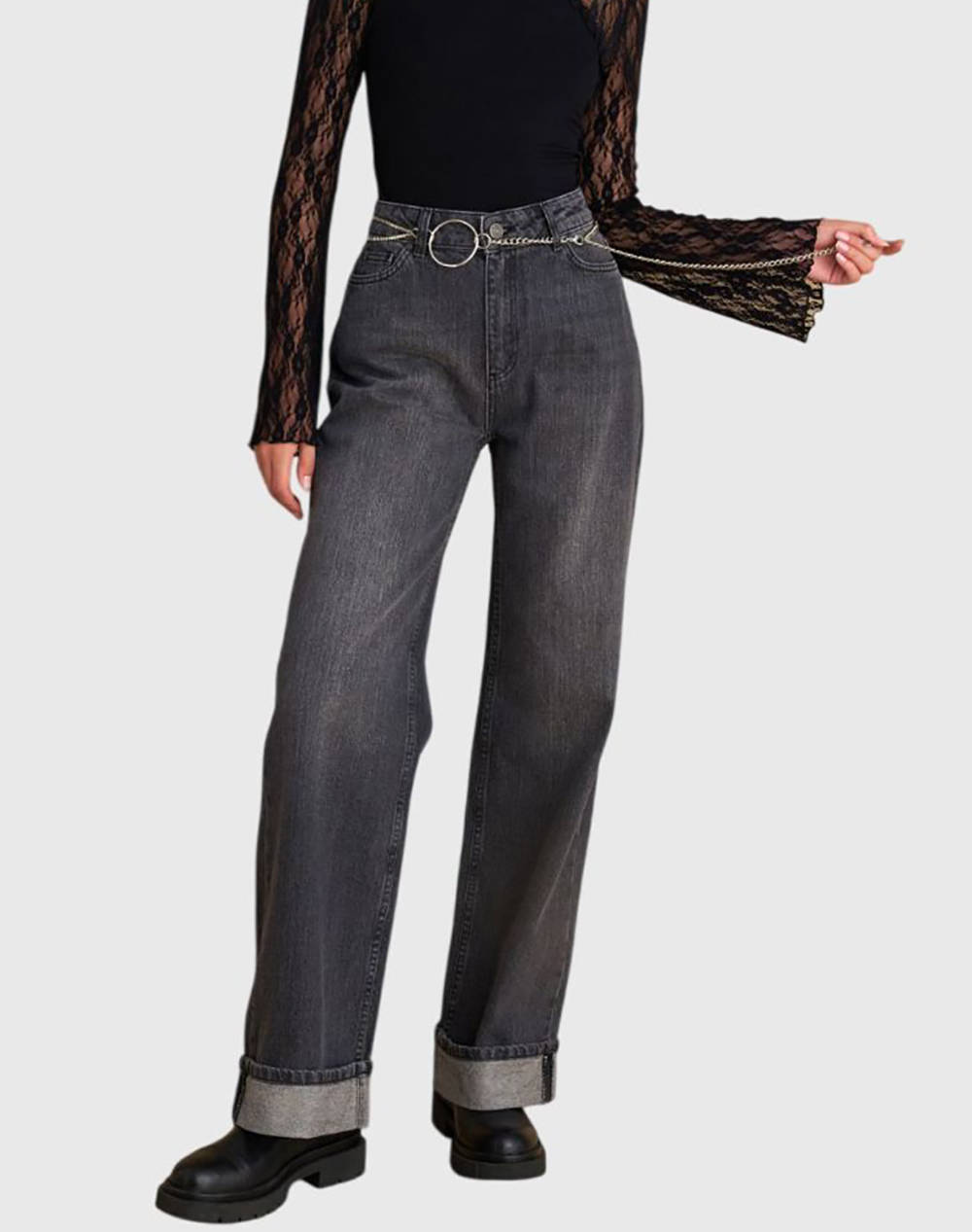 ATTRATTIVO ATTRATTIVO ΠΑΝΤΕΛΟΝΙ 9921643-GRI DenimGray