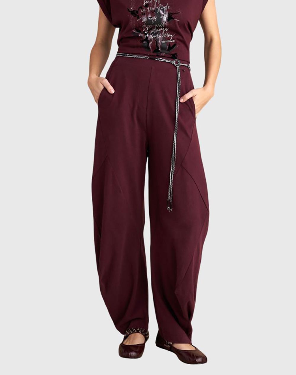 ATTRATTIVO ΠΑΝΤΕΛΟΝΙ 100ΒΑΜΒΑΚΙ 9919317D-OXBLO RedWine