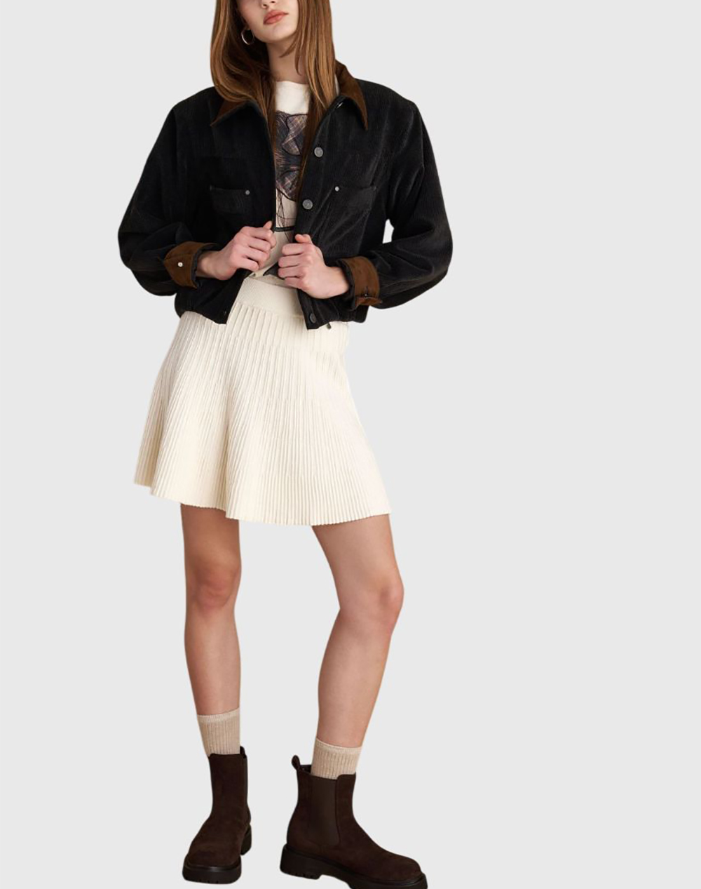 ATTRATTIVO ΦΟΥΣΤΑ 9921770-VANIL Ecru φωτογραφία