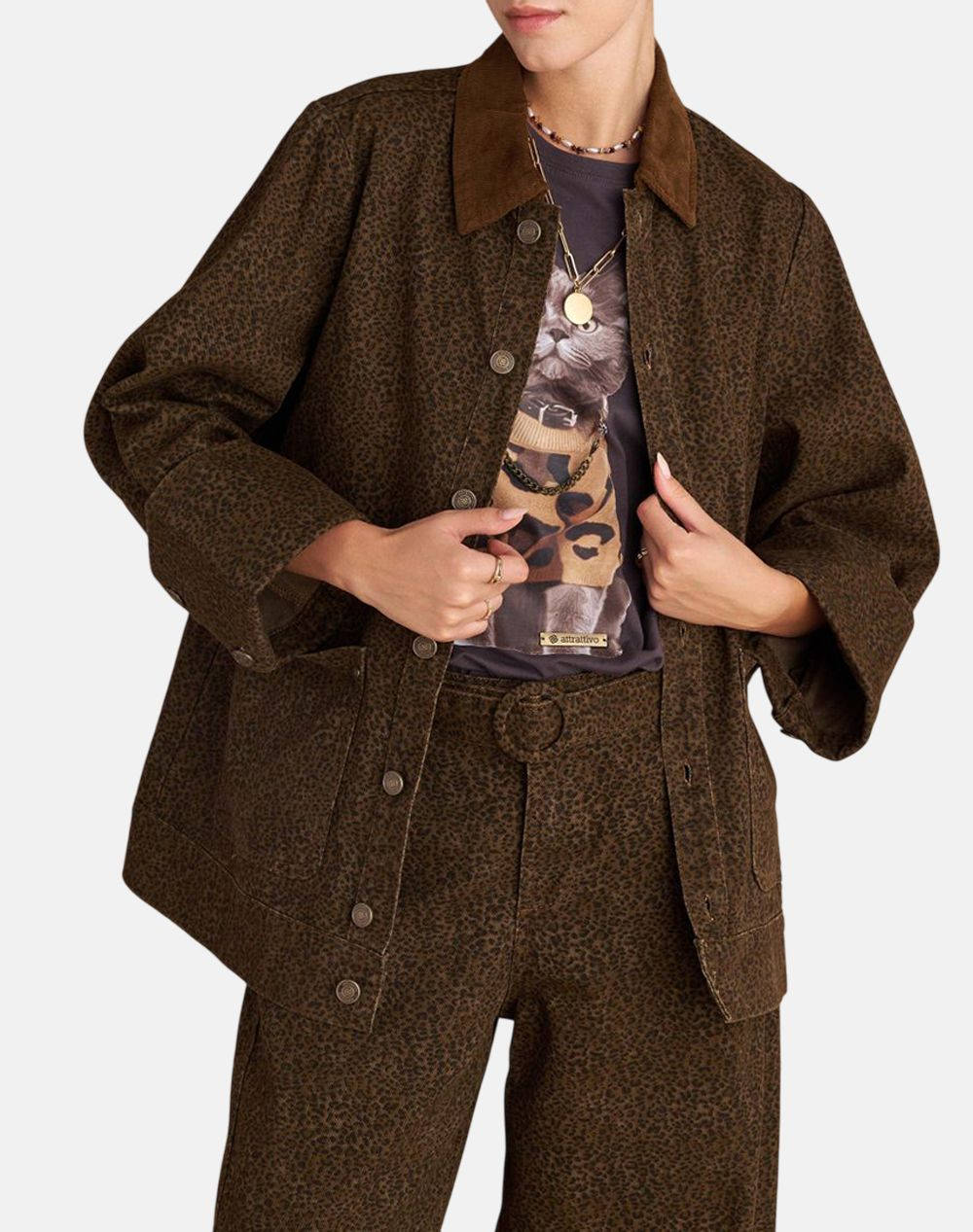 ATTRATTIVO ATTRATTIVO ΣΑΚΑΚΙ 9922237-CHOCO Brown