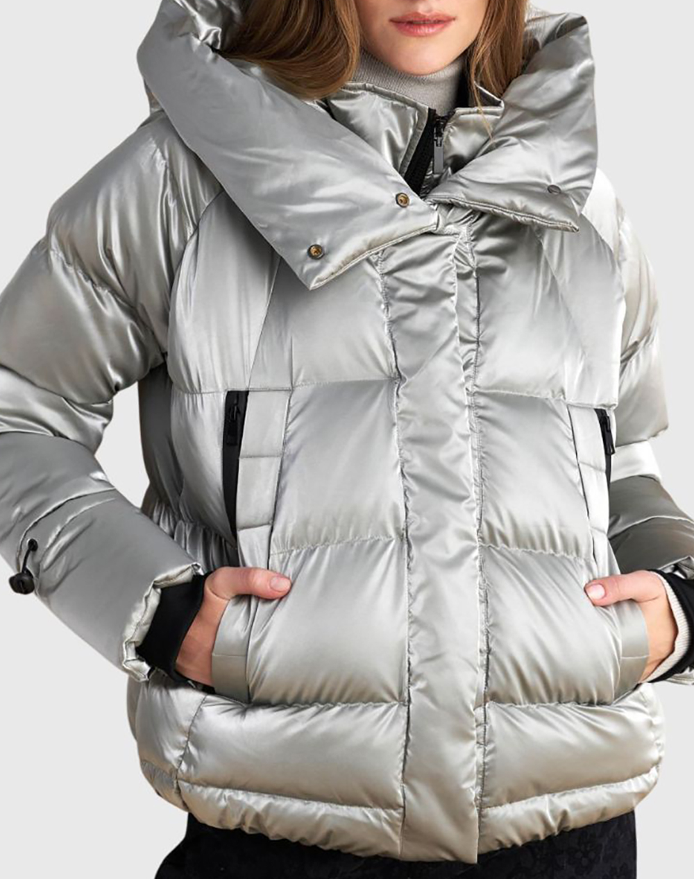 ATTRATTIVO ΜΠΟΥΦΑΝ 9921819-SILVE MetallicSilver