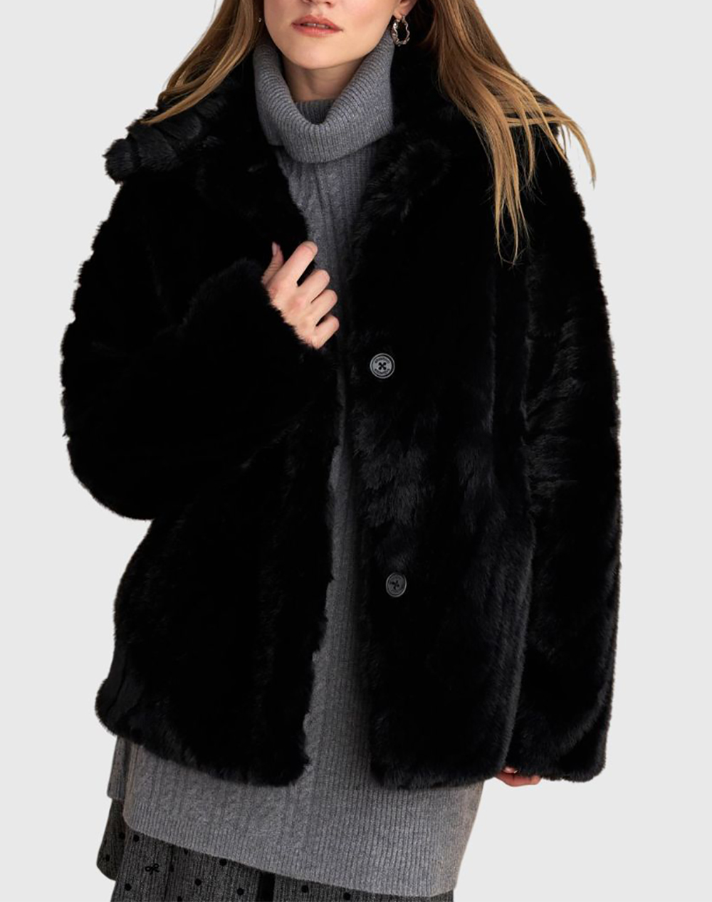 ATTRATTIVO ΠΑΛΤΟ 9921888-MAYRO Black