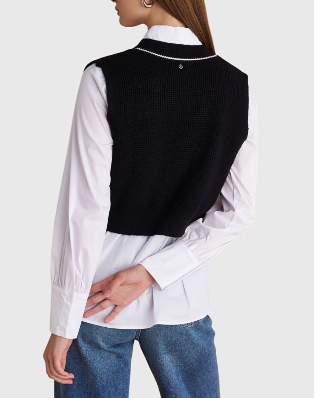 ATTRATTIVO ΓΙΛΕΚΟ 9922249-MAYRO Black φωτογραφία