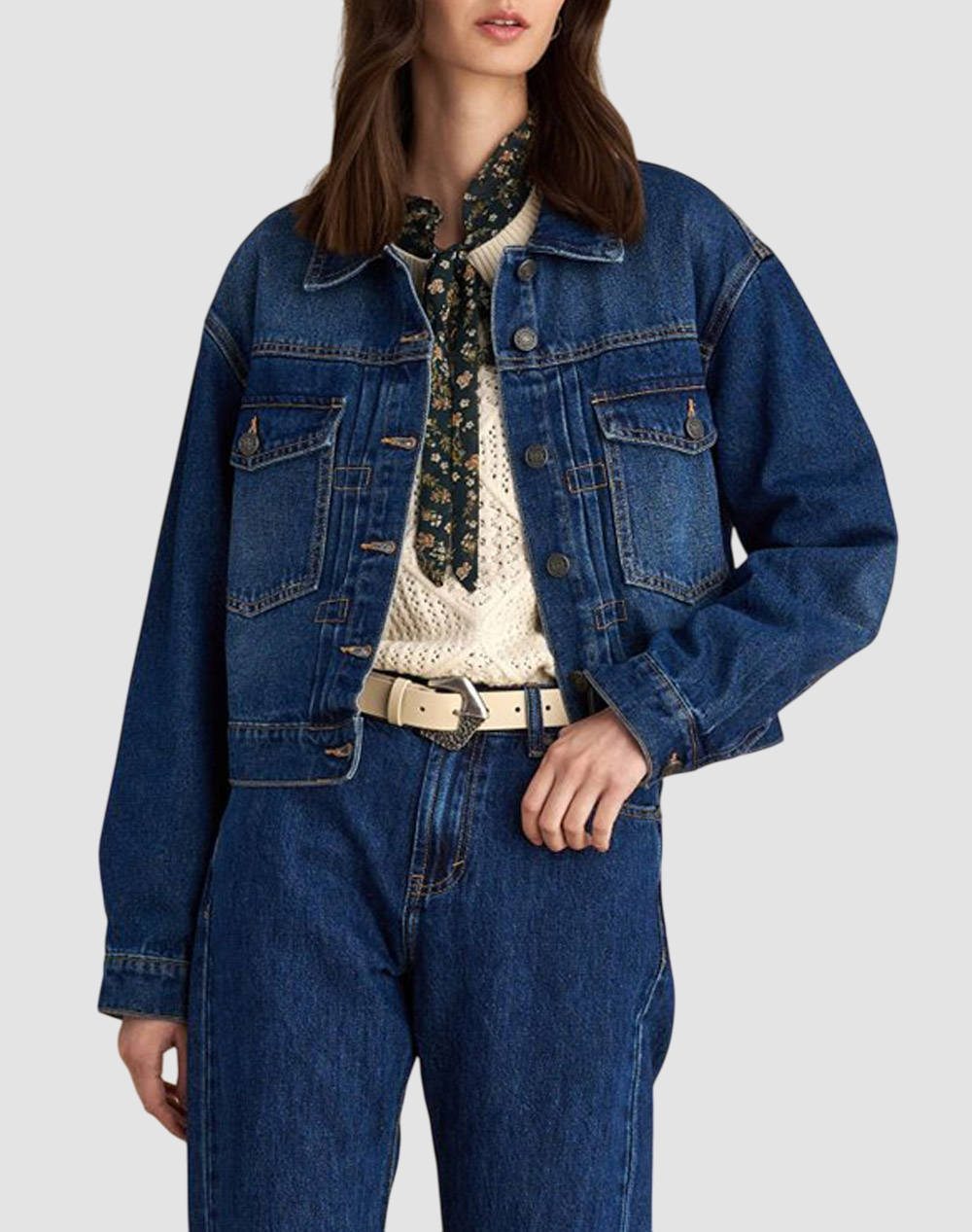 ATTRATTIVO ATTRATTIVO ΜΠΟΥΦΑΝ 9921646-MPLE JeanBlue