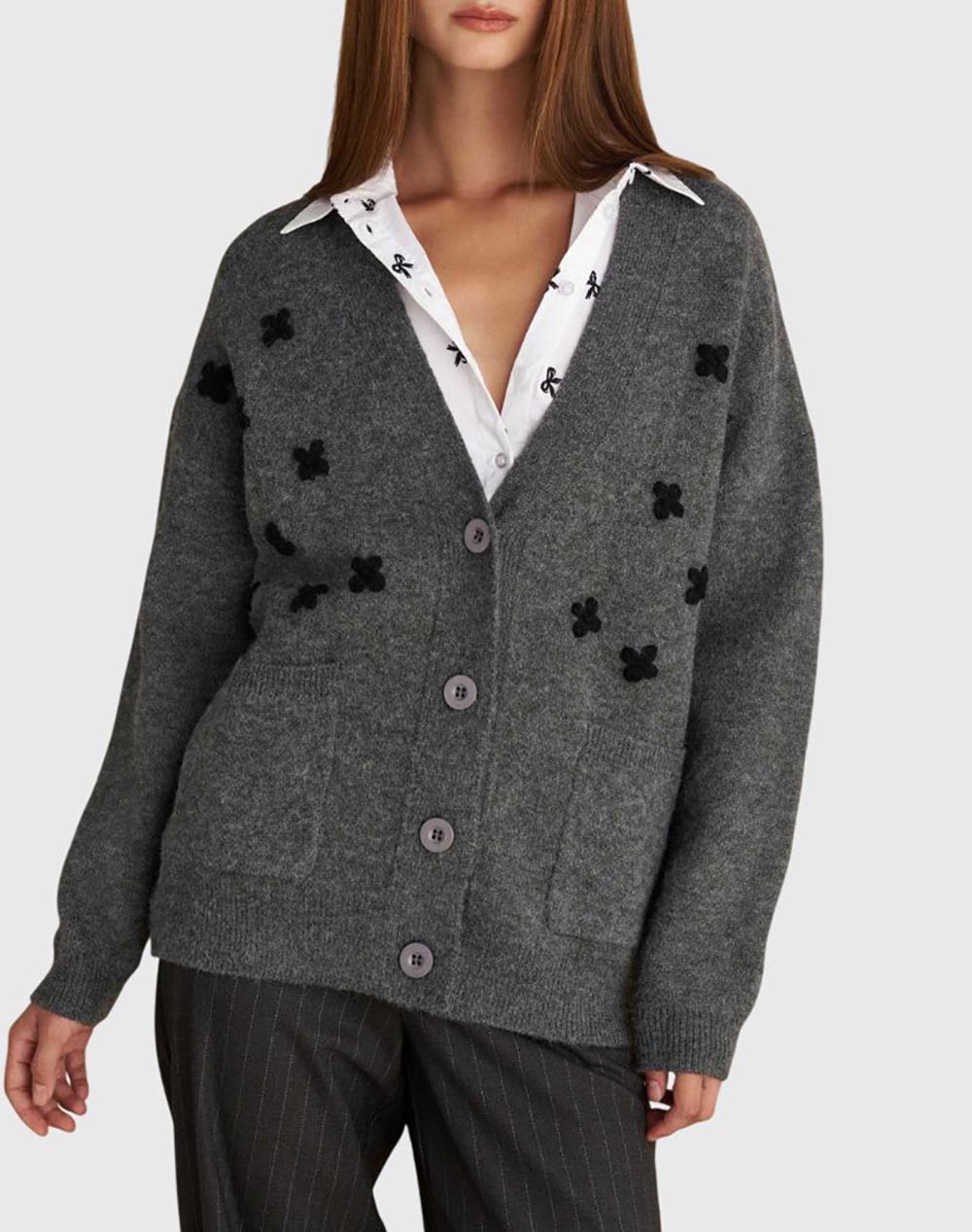 ATTRATTIVO ΖΑΚΕΤΑ 9P22942-GRI Gray