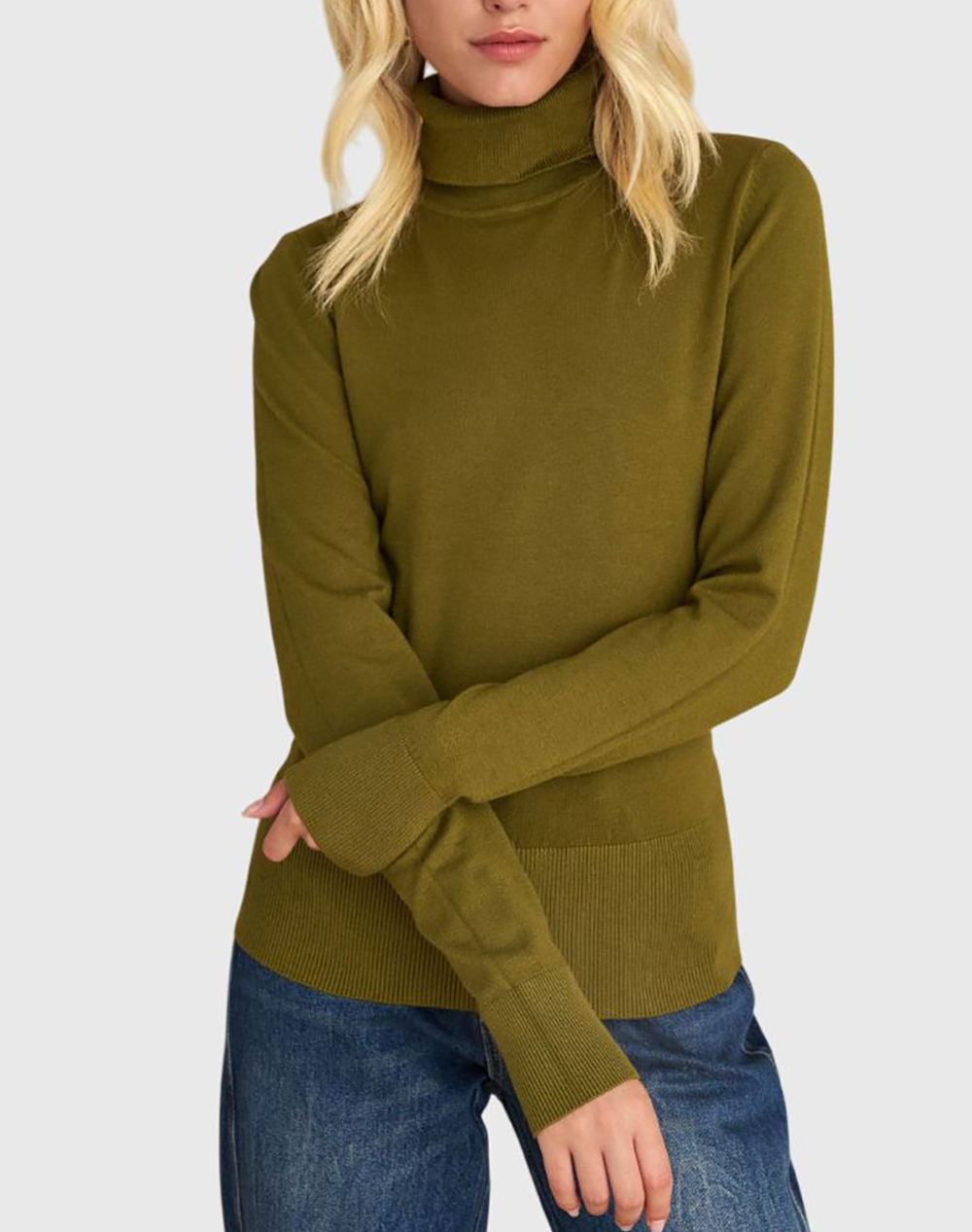 ATTRATTIVO ΜΠΛΟΥΖΑ 9P20351G-LADI Olive