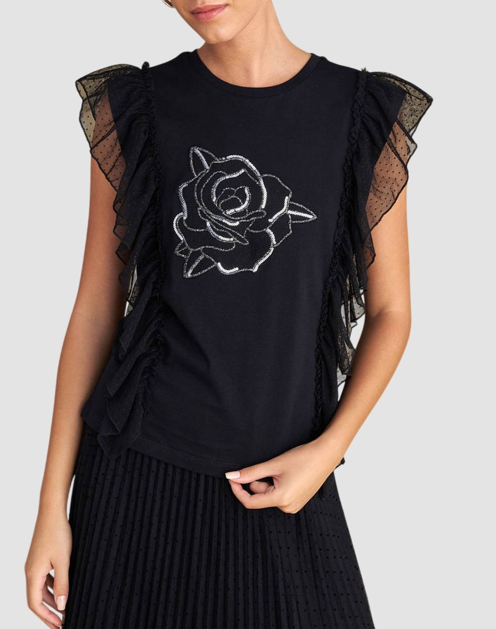 ATTRATTIVO ΜΠΛΟΥΖΑ 9921803-MAYRO Black