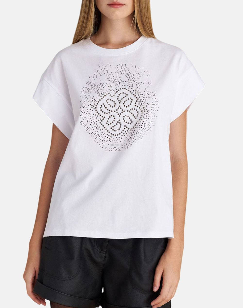 ATTRATTIVO ATTRATTIVO ΜΠΛΟΥΖΑ 9921811-LEYKO White