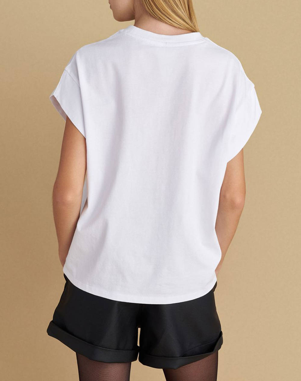 ATTRATTIVO ΜΠΛΟΥΖΑ 9921811-LEYKO White φωτογραφία