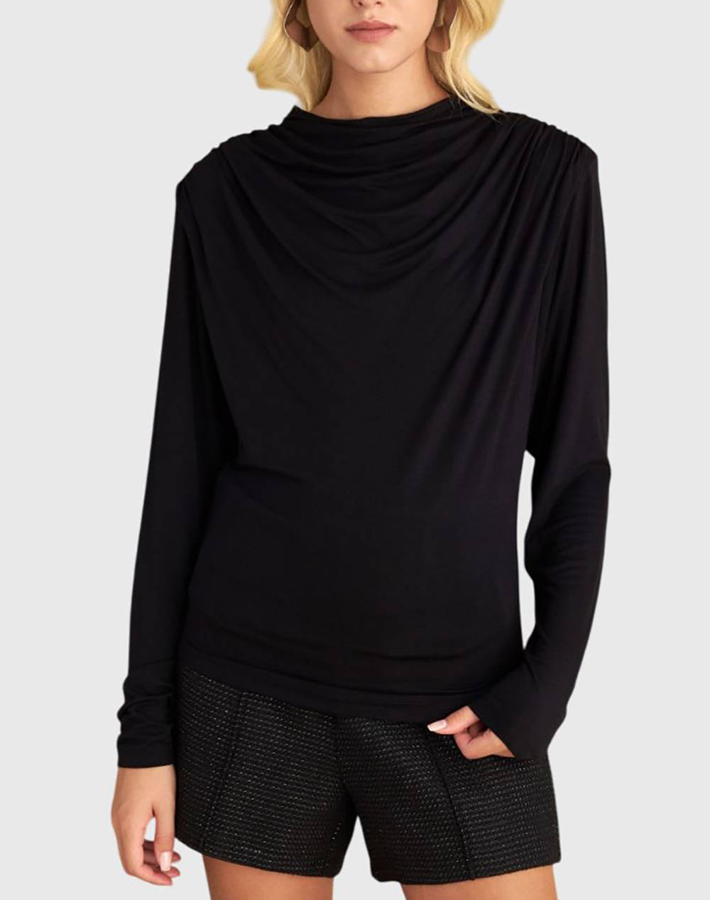 ATTRATTIVO ΜΠΛΟΥΖΑ 9922030-MAYRO Black