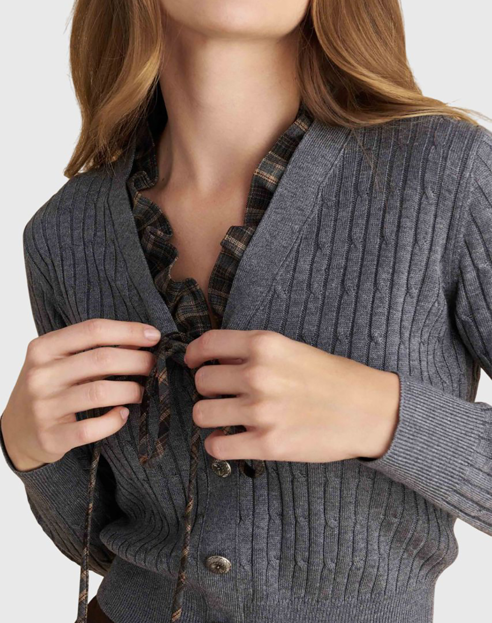 ATTRATTIVO ΜΠΛΟΥΖΑ 9P22879-GRI Gray φωτογραφία