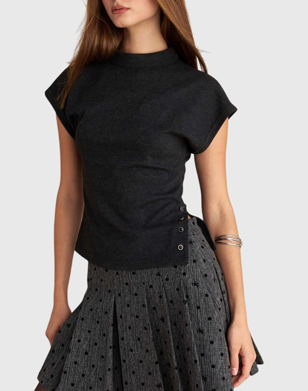 ATTRATTIVO ΜΠΛΟΥΖΑ 9922254-ANTHR DarkSlateGrey