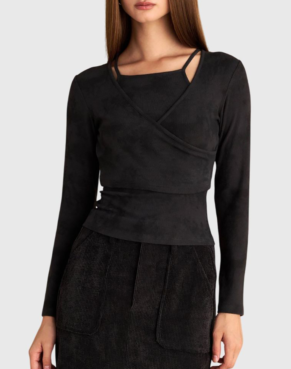 ATTRATTIVO ΣΕΤ ΜΠΛΟΥΖΑ 2ΤΜΧ 9922027-GRI DarkGray