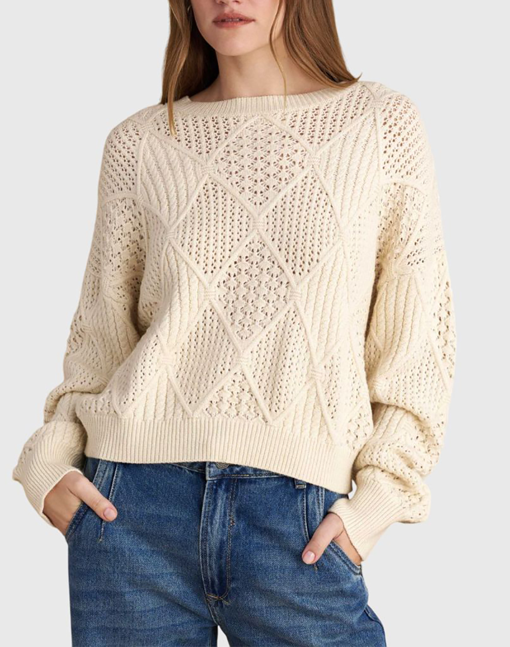 ATTRATTIVO ΜΠΛΟΥΖΑ 9P22960-EKROY Ecru