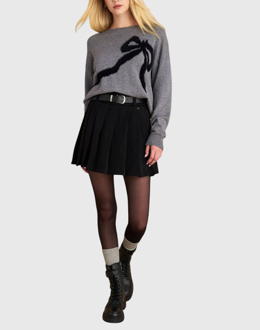 ATTRATTIVO ΜΠΛΟΥΖΑ 9P22941-GRI Gray φωτογραφία