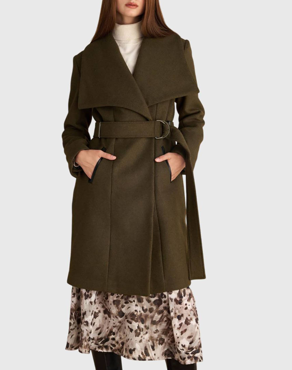 ATTRATTIVO ΠΑΛΤΟ 9921787C-LADI Olive