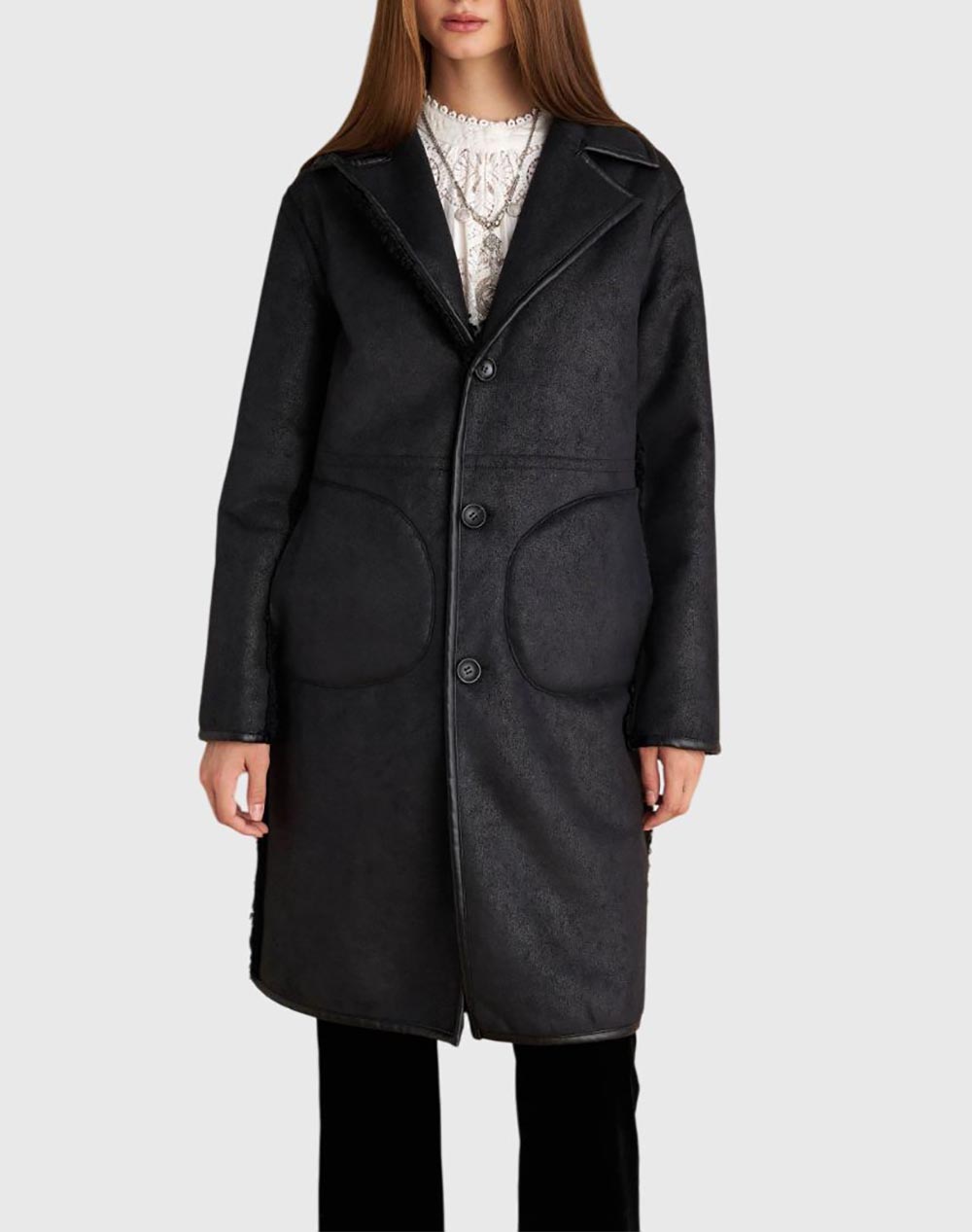 ATTRATTIVO ΠΑΛΤΟ 9921882-MAYRO Black