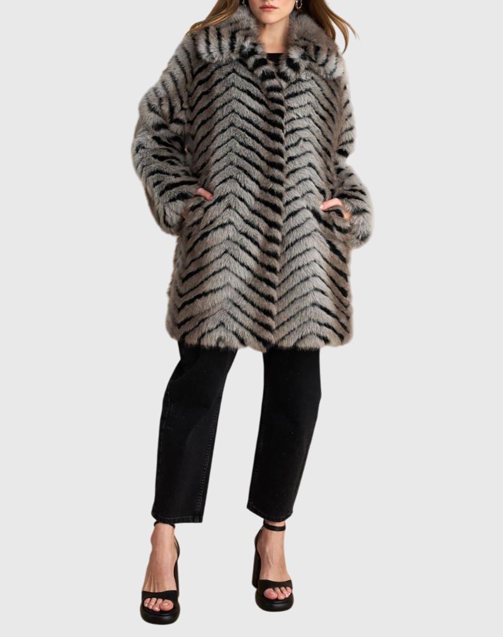 ATTRATTIVO ΠΑΛΤΟ 9921880-GRI Gray