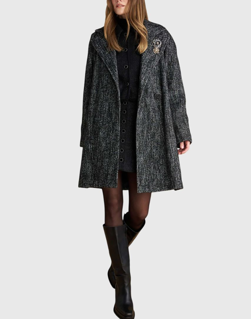 ATTRATTIVO ΗΜΙΠΑΛΤΟ 9921831-MAYRO Mixed φωτογραφία