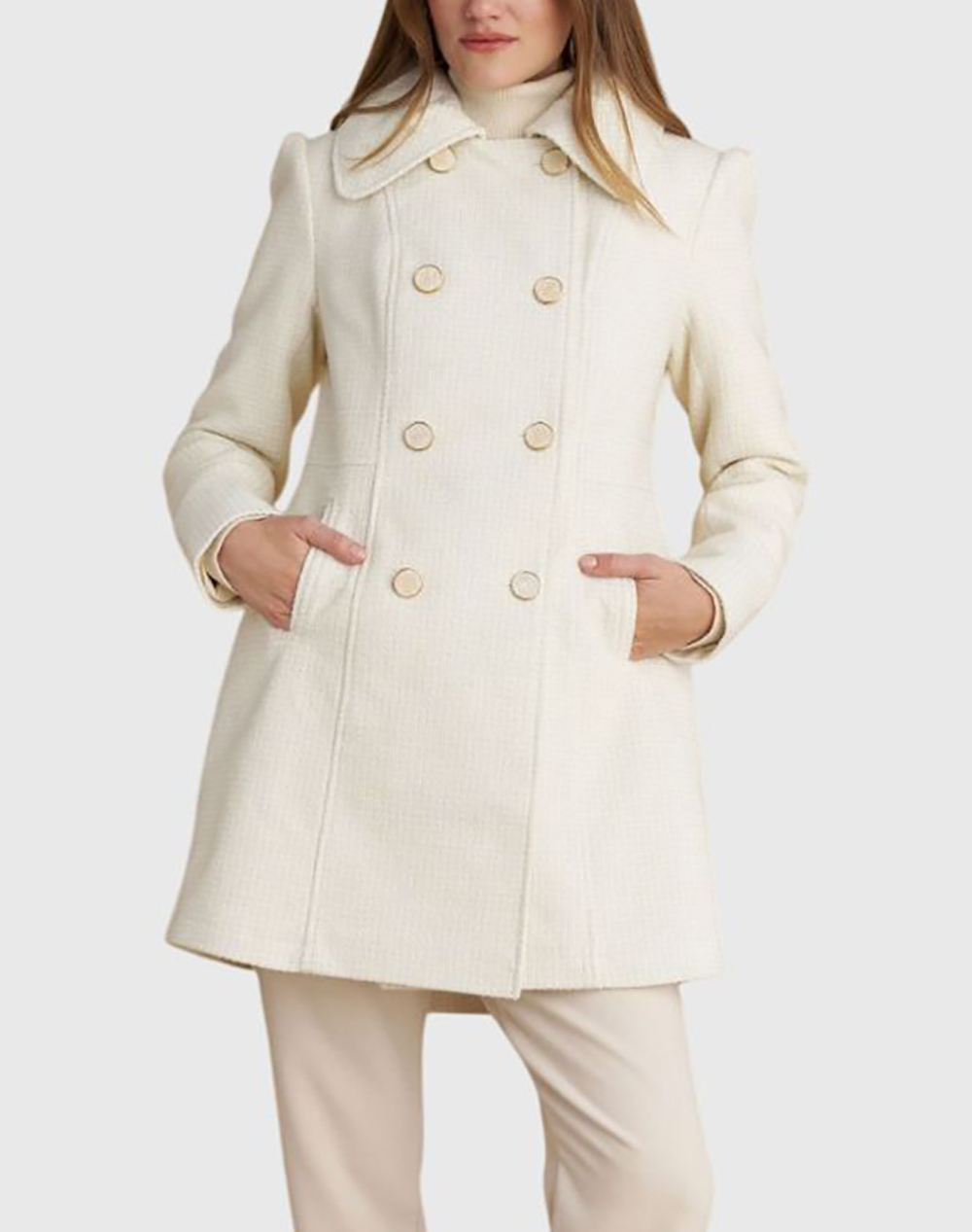 ATTRATTIVO ATTRATTIVO ΗΜΙΠΑΛΤΟ 9921786-EKROY Ecru